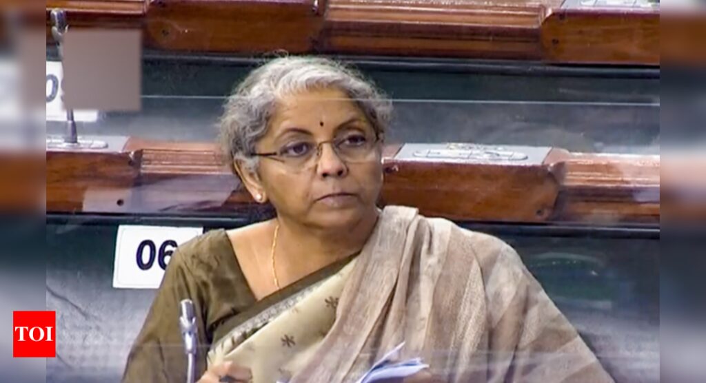No plan to print currency notes to tide over crisis: Nirmala Sitharaman - Times of India