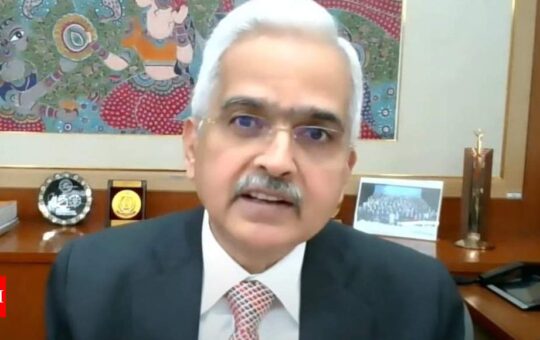 No reason to revise GDP growth projection downwards, says RBI governor Shaktikanta Das - Times of India