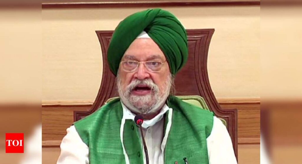 Oil minister Hardeep Puri dials UAE for affordable oil prices - Times of India
