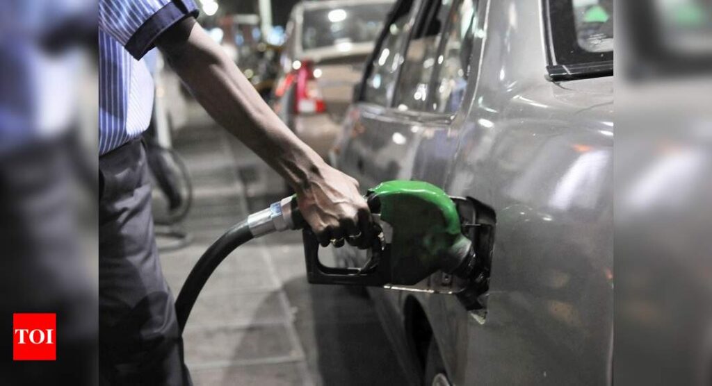 Petrol price crosses Rs 100 per litre-mark in Delhi - Times of India