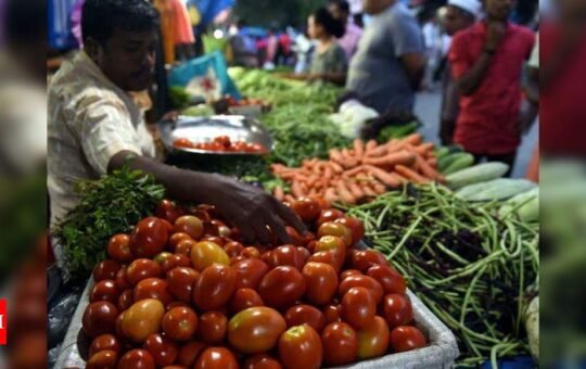 Retail inflation above 6%, IIP up 29% on low base effect - Times of India