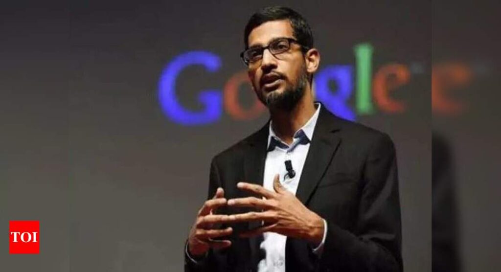 Sundar Pichai says free, open internet under attack - Times of India