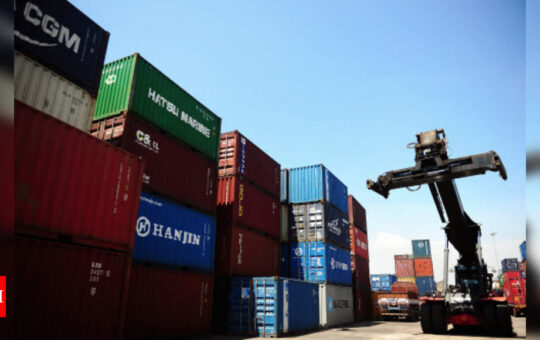 Exports up 49.85% in July to $35.43 billion; trade deficit at $10.97 billion - Times of India