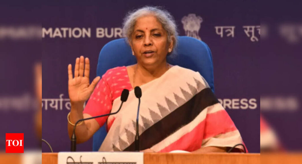 Fix tax portal glitches by September 15, finance minister Sitharaman tells Infosys - Times of India