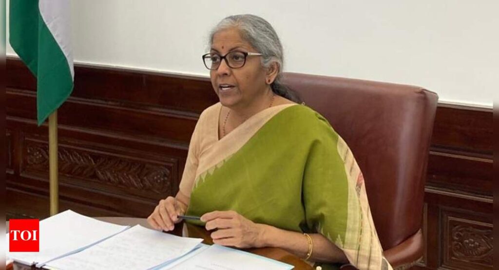 Government committed to revival of economy, will take required steps to boost growth: Nirmala Sitharaman - Times of India