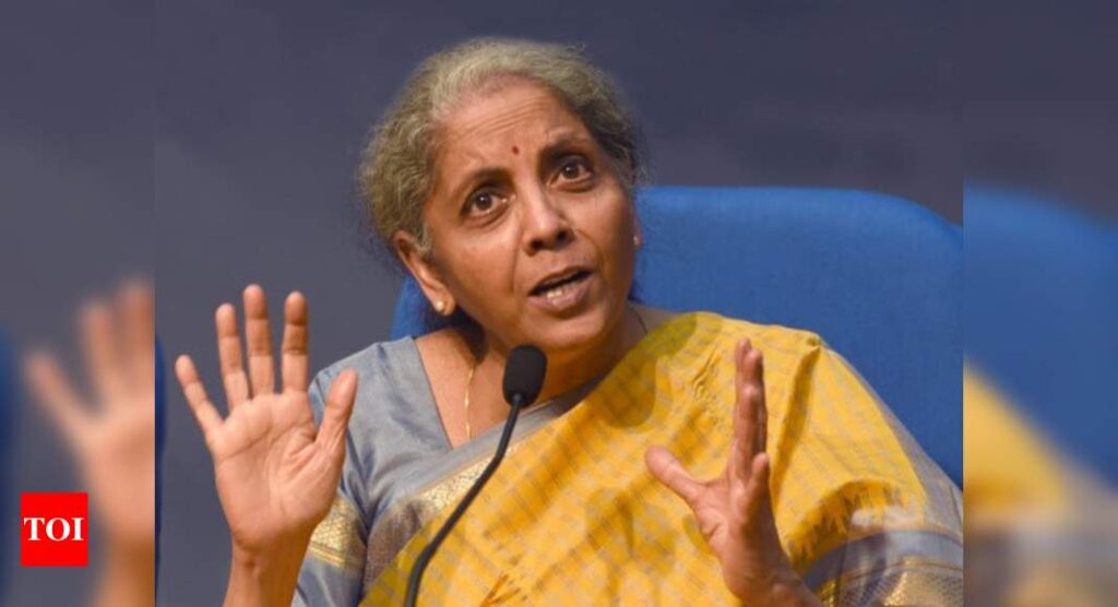 Government will do ‘everything’ to revive growth, says finance minister Nirmala Sitharaman - Times of India