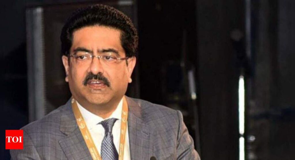 Indian economy rapidly normalising towards pre-pandemic levels: Kumar Mangalam Birla - Times of India