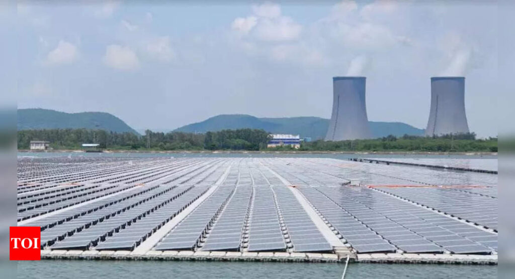 NTPC starts India’s largest floating solar plant in Andhra Pradesh - Times of India