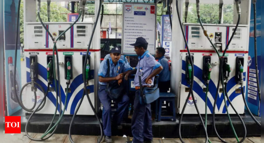 Petrol, diesel prices cut again as global oil rates soften - Times of India