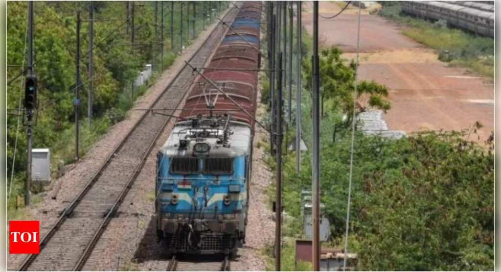 Railways sees highest freight loading ever - Times of India