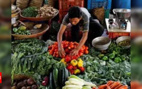 Retail inflation at 3-month low in July, June factory output up 13.6% - Times of India