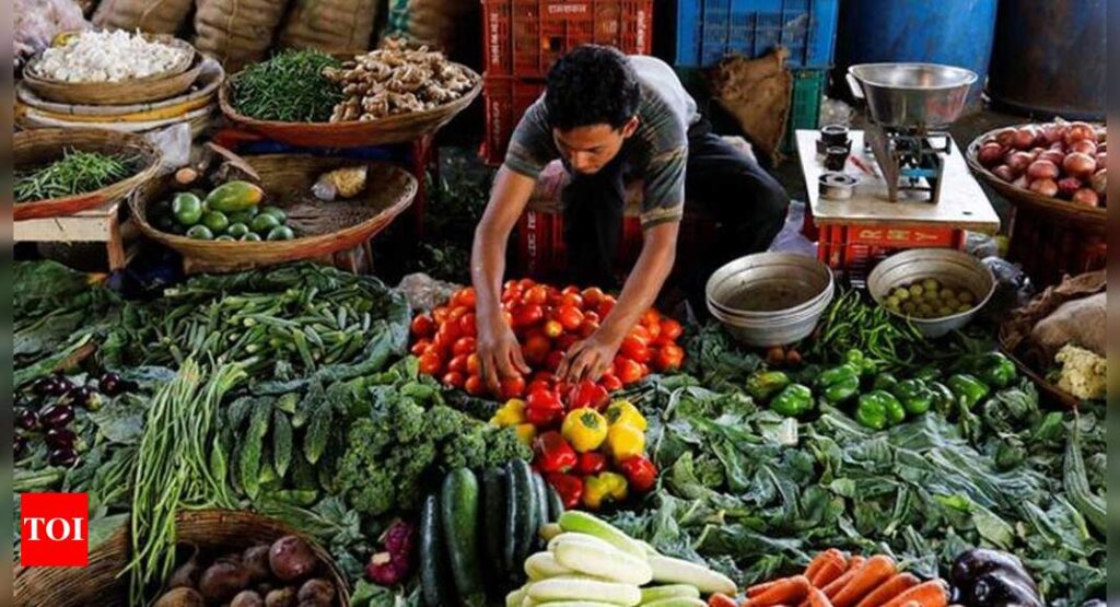 Retail inflation eases to 5.59% in July; industrial output grows 13.6% in June - Times of India