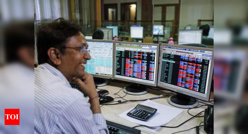 Sensex, Nifty close at fresh highs - Times of India