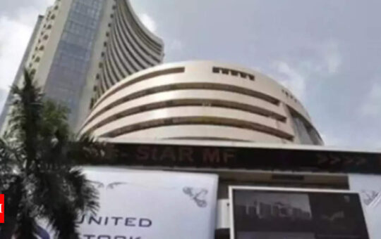 Sensex jumps over 200 points to cross 57,000 mark in early trade - Times of India