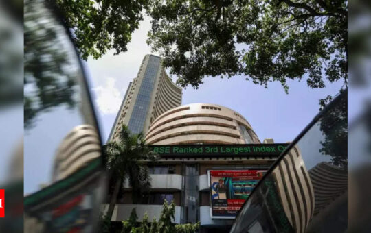 Sensex jumps over 200 points to hit fresh high; Nifty nears 16,700 - Times of India