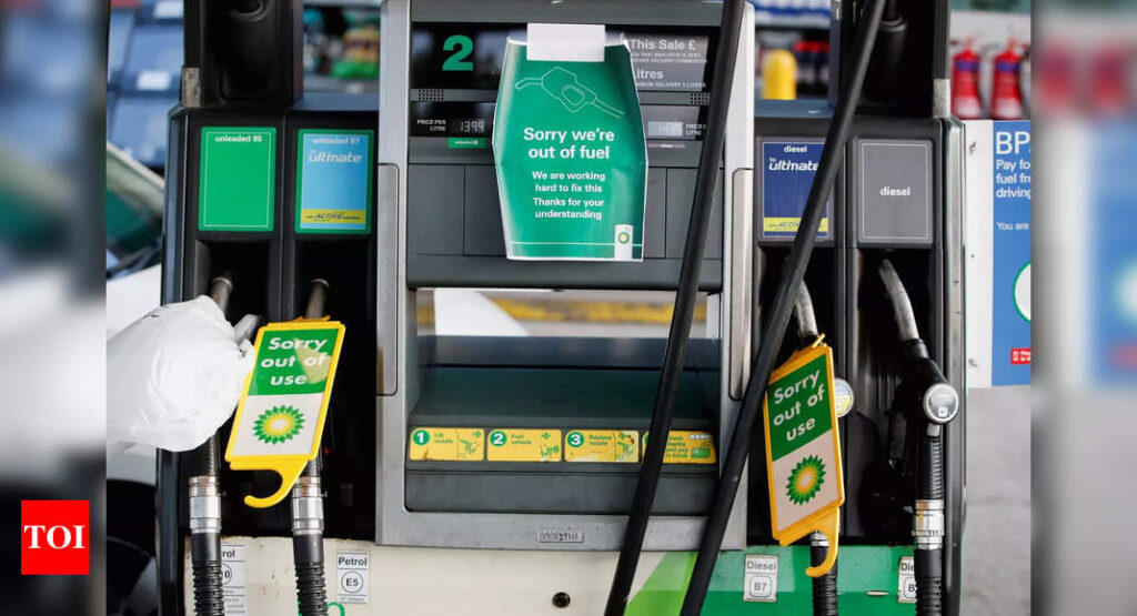 British PM to consider using army to supply fuel to petrol stations: Report - Times of India