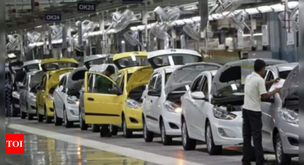 Cabinet may approve revised PLI scheme for auto sector on Wednesday - Times of India