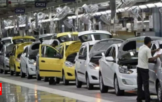 Cabinet may approve revised PLI scheme for auto sector on Wednesday - Times of India