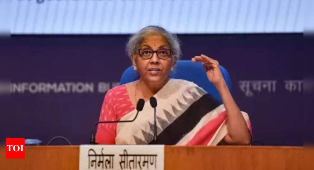 Economy on sustained path of revival: Nirmala Sitharaman - Times of India