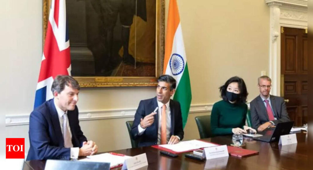 FTA offers opportunity in services for India, UK: Rishi Sunak - Times of India