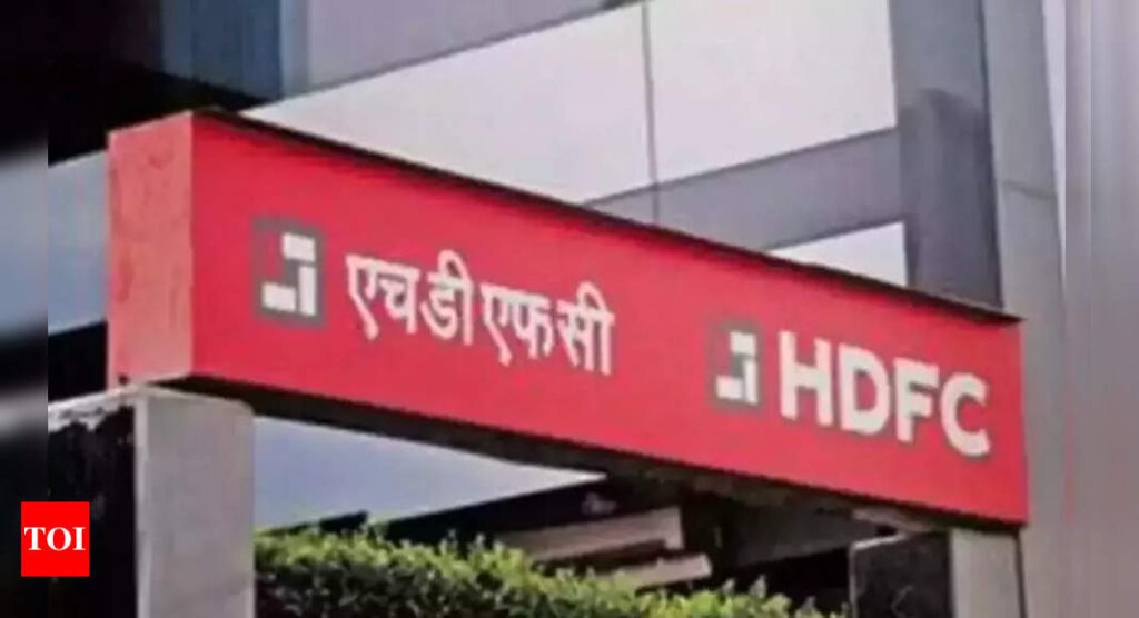 HDFC home loans start at 6.7%, tied to credit score - Times of India