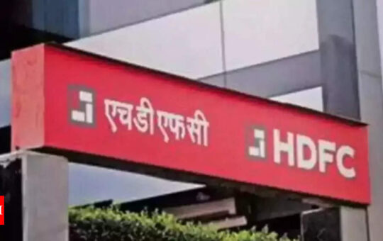 HDFC home loans start at 6.7%, tied to credit score - Times of India