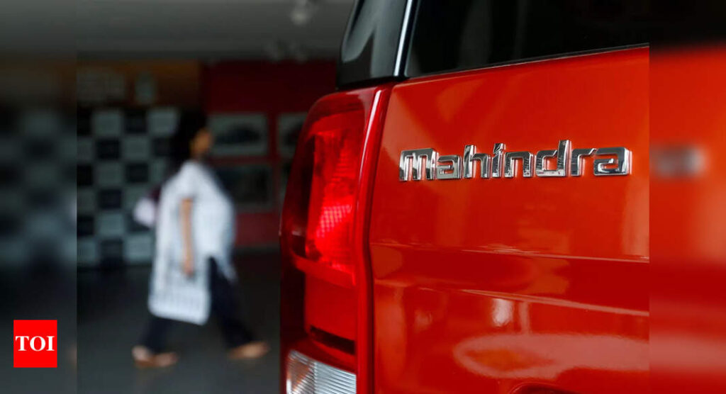 Mahindra sees September car output down by a quarter; to have 7 no production days - Times of India