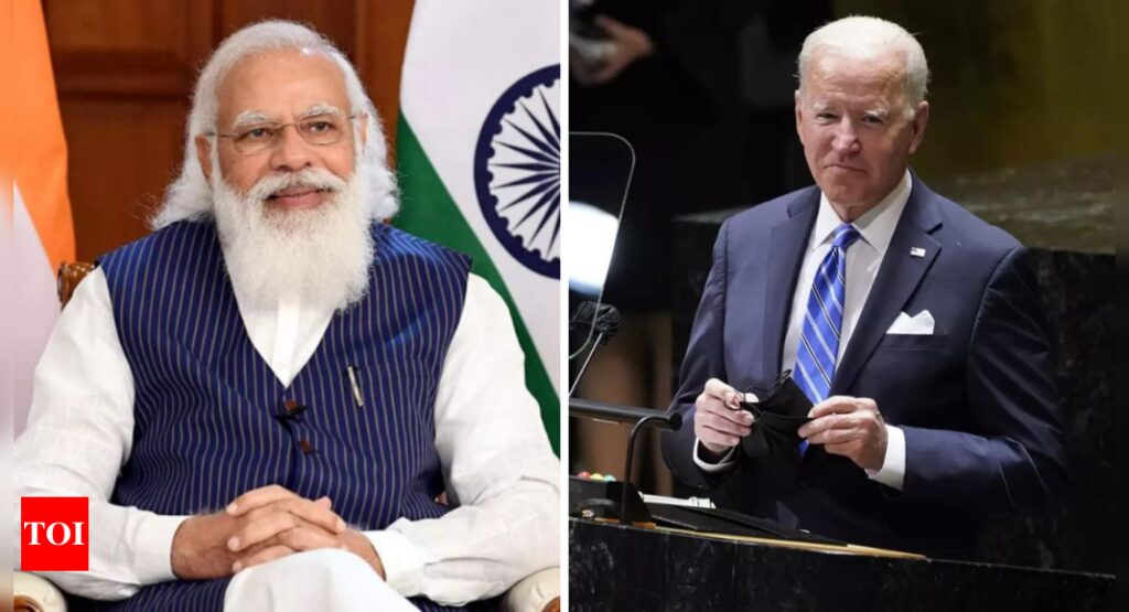 Modi-Biden meeting: Focus on India-US trade ties - Times of India