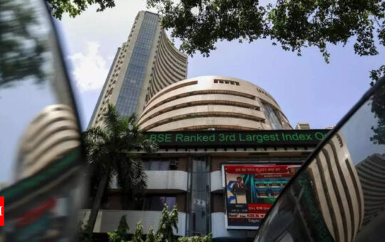 Sensex jumps 514 points as metal, realty stocks surge; Nifty ends above 17,550 - Times of India