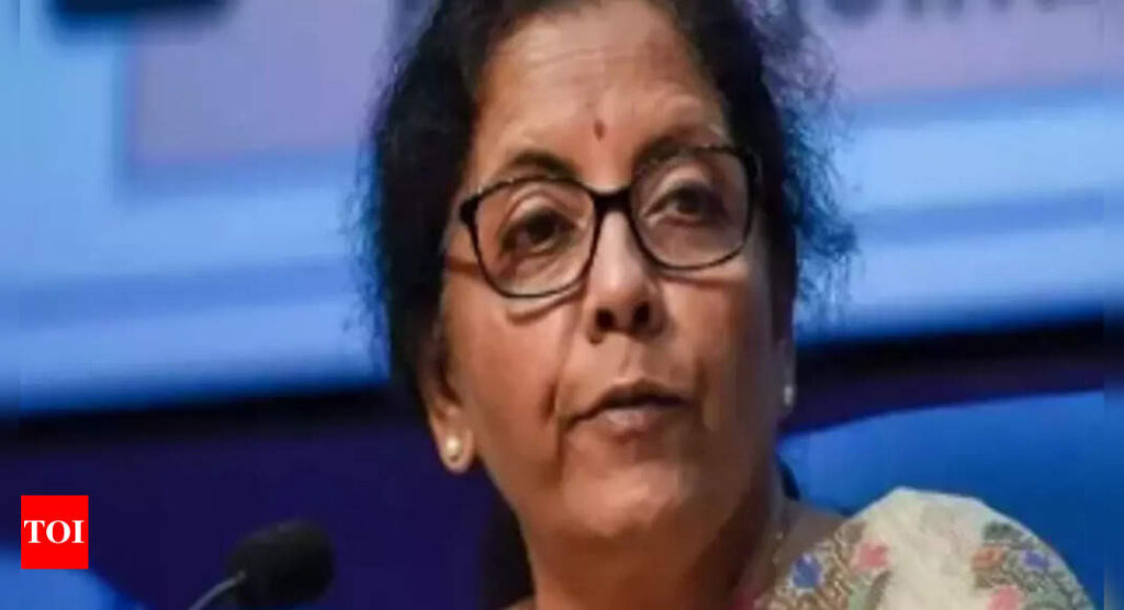 Use tech to up tax compliance: FM Nirmala Sitharaman - Times of India