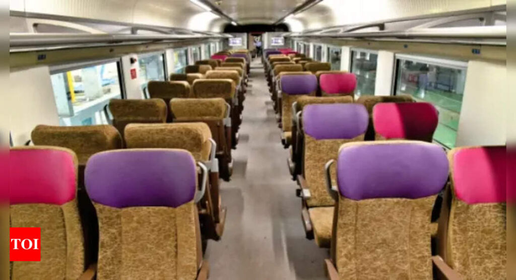 Vande Bharat Express: Indian Railways' factories RCF, MCF prepare to start making new train sets next year - Times of India