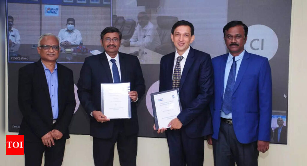 hal:   HAL, Rolls-Royce ink new pact for Make-in-India Adour engine parts for global markets | India News - Times of India