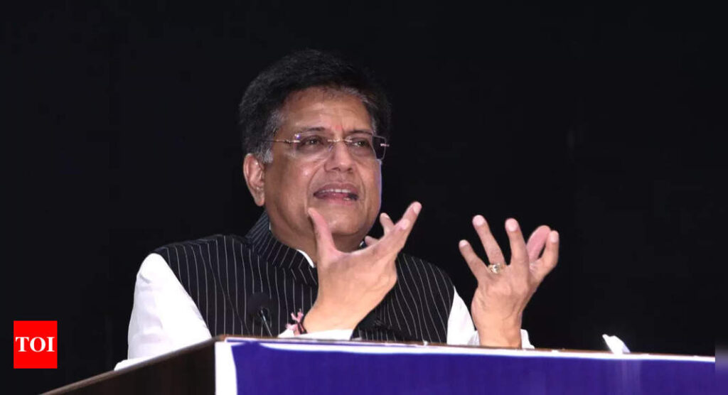 uae: India, UAE to start talks for trade pact on Thursday: Goyal - Times of India