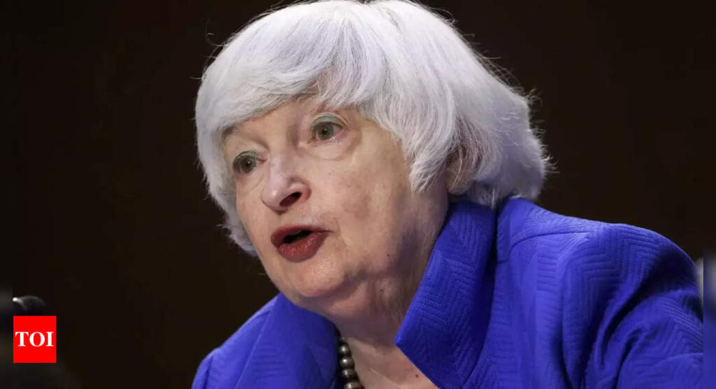 yellen:  US may exhaust funds by October 18 unless debt limit raised: Yellen - Times of India