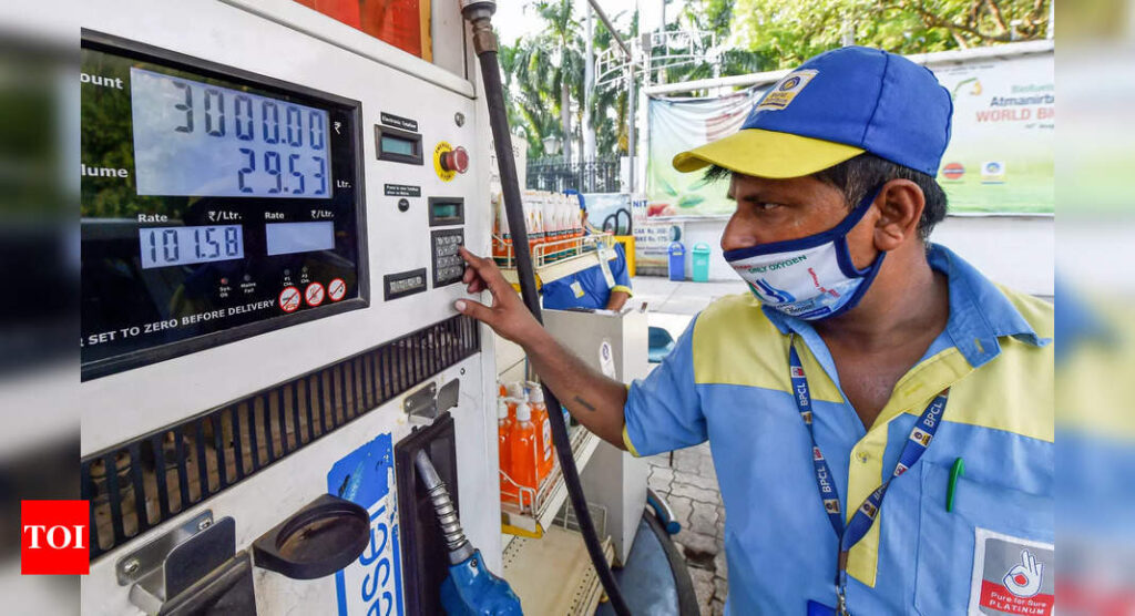 Petrol, diesel at all-time high, oil companies moderate price hikes to cushion consumers - Times of India