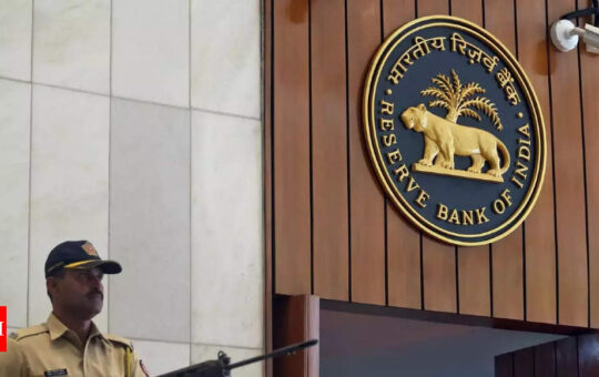 rbi:  RBI may signal policy normalisation on October 8, StanChart says - Times of India