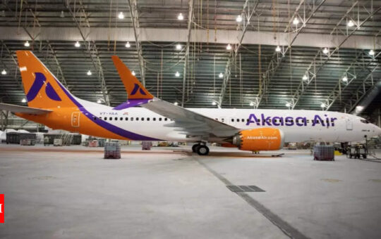 Akasa Air releases first look of its aircraft; airline plans 18 planes by March 2023 - Times of India