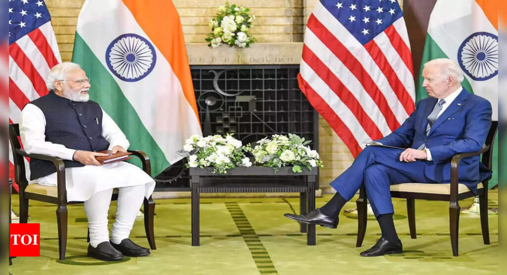 Biden, Modi discuss efforts to curb rise in food, energy prices - Times of India