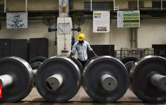 Core sector output expands at six-month high of 8.4% in April - Times of India