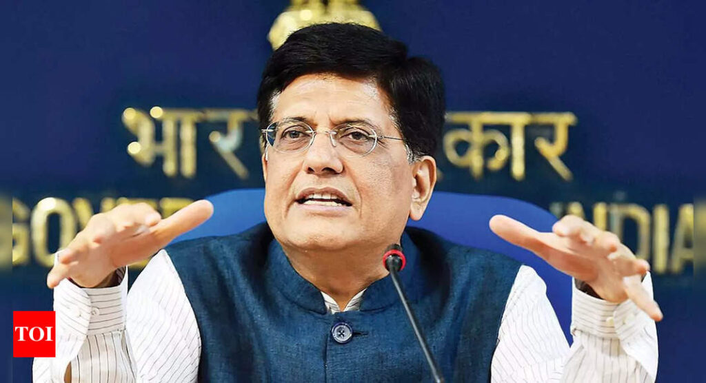 Adding service charge in food bill is deceit: Goyal - Times of India