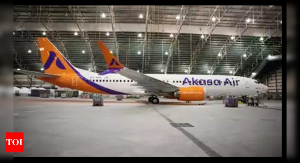 Akasa Airline: Akasa gets its first Boeing 737 MAX, to reach Delhi next week | India Business News - Times of India