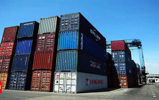 Exports rise 20.55% to $38.94 billion in May; trade deficit at record $24.29 billion - Times of India