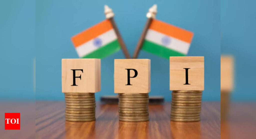 Flight of FPIs continues; equities worth Rs 31,430 crore sold in June so far - Times of India