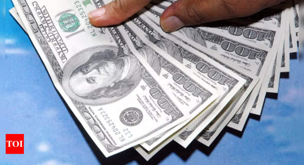 Forex reserves down by $4.599 billion to $596.458 billion - Times of India