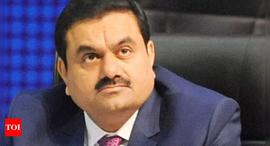 Gautam Adani pledges Rs 60,000 crore for social causes - Times of India