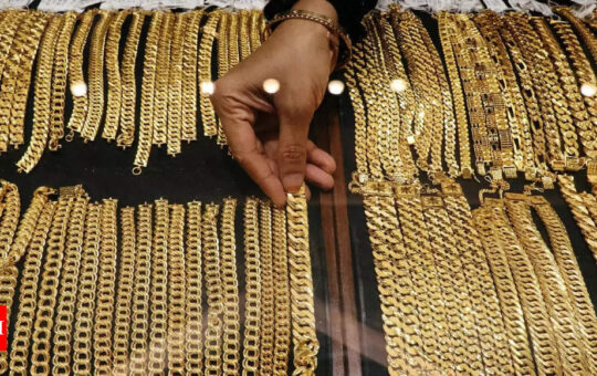 Gold imports surge 677% in May to highest in a year amid price corrections - Times of India