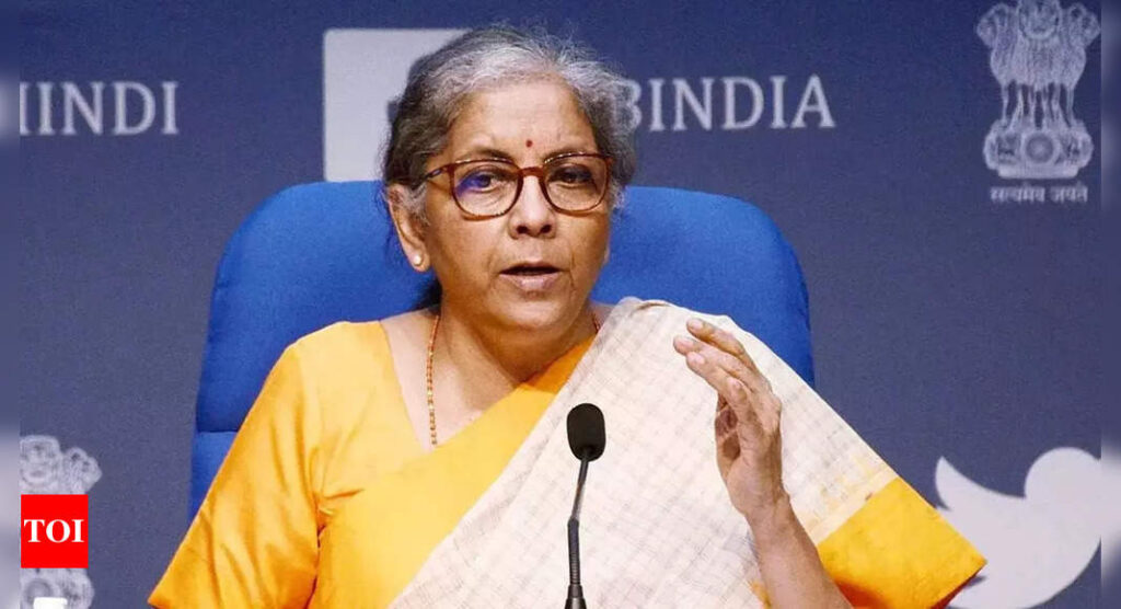 Govt's enabling policies, proactive steps helped India deal with pandemic: Finance minister - Times of India
