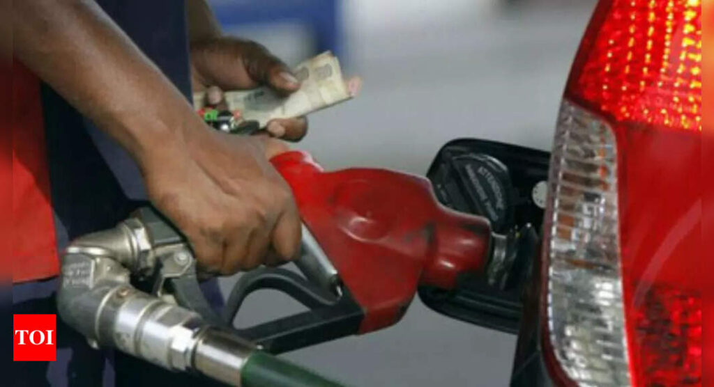 Indian crude oil basket hits 10-year high; petrol, diesel prices unchanged - Times of India