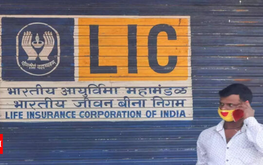 LIC shares slump to record low of Rs 782.45; market cap slips below Rs 5 lakh crore - Times of India