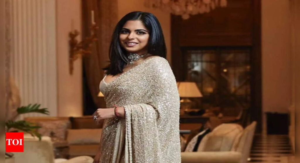 Mukesh Ambani: Isha Ambani set to be named chair of Reliance Retail Unit | India Business News - Times of India